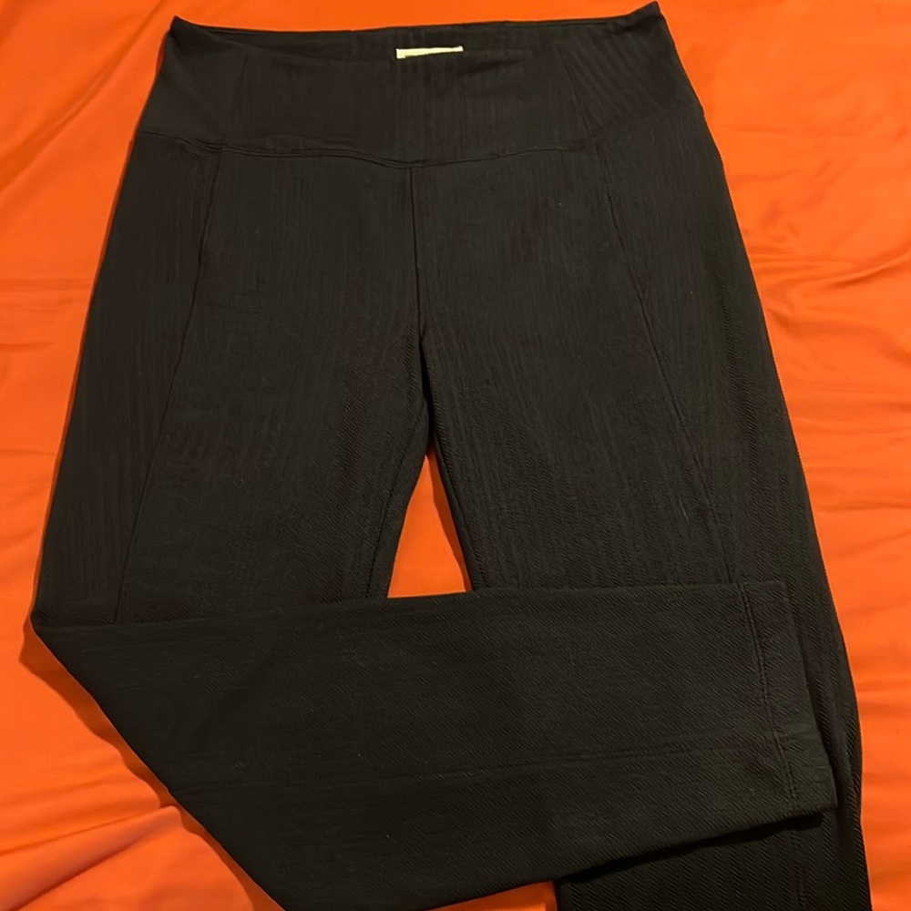 Black stretch super skinny dress pants